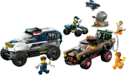 Констуктор LEGO City 60449 Погоня за полицейской машиной на бездорожье