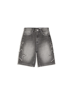Мужские бермуды baggy fit с нашивками - BERSHKA