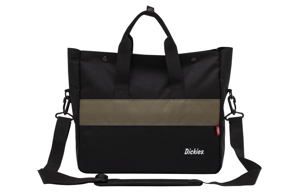 Dickies Polyester Laptop Bag Unisex Black & Army Green