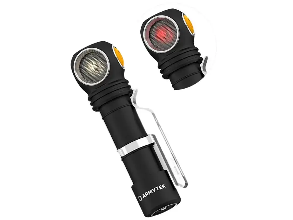 Фонарь налобный-мульти Armytek Wizard C2 WR Magnet USB XD16 1020 lm тёплый + XQE 230 lm кр., 1x18650