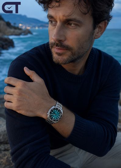 Seiko SRPH57 Prospex Sea мужские наручные часы — U.S. Special Edition дайвер с зелёным циферблатом