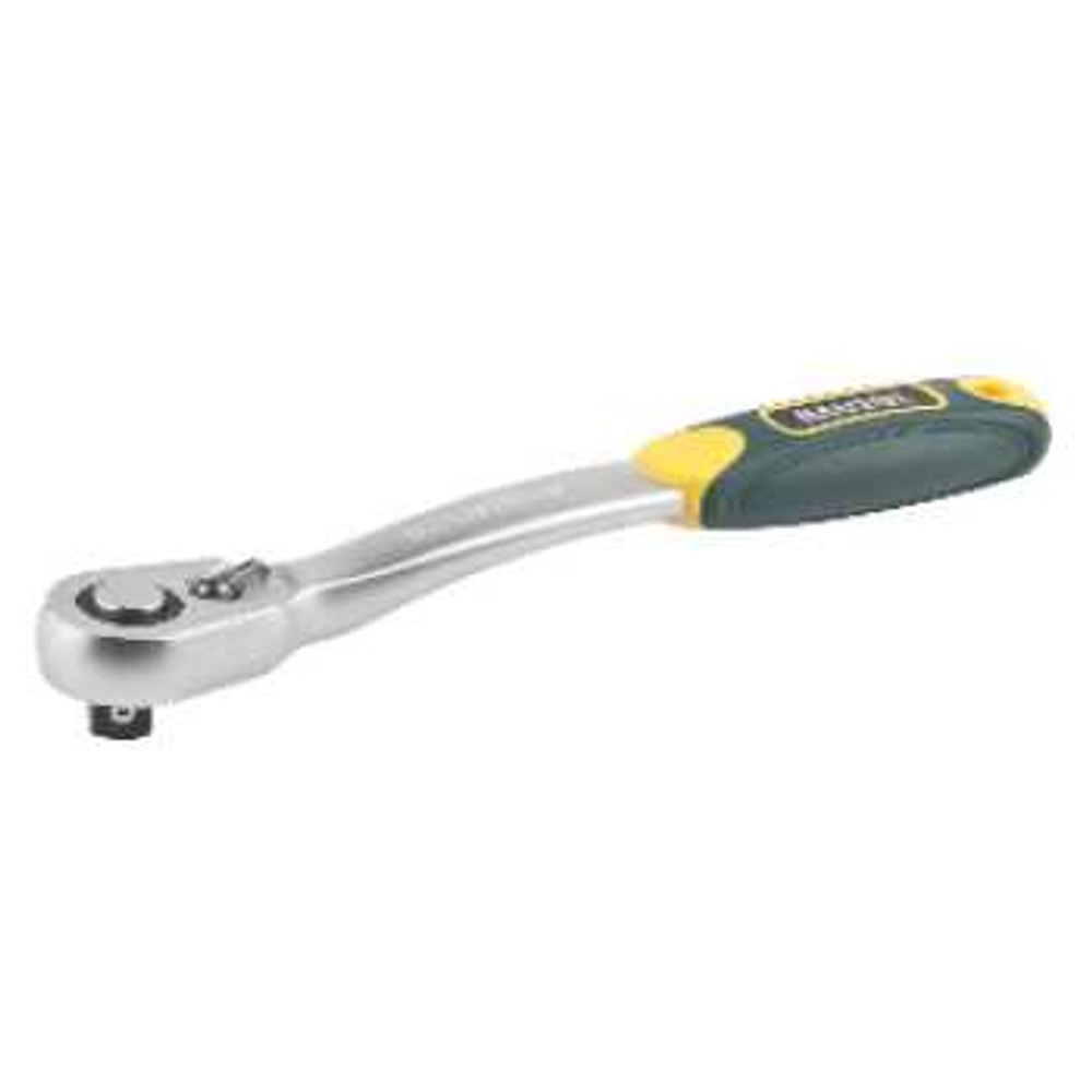 Трещотка для торцовых головок 72 зубца изогнутая 3/8" KRAFTOOL, 27795-3/8_z02