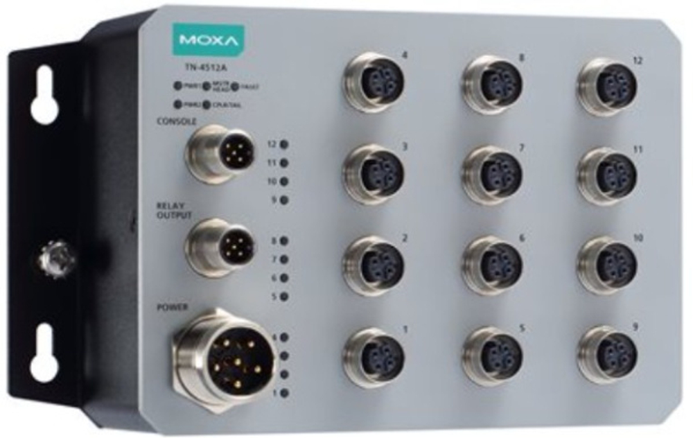 Коммутатор управляемый MOXA TN-4512A-WV-CT-T