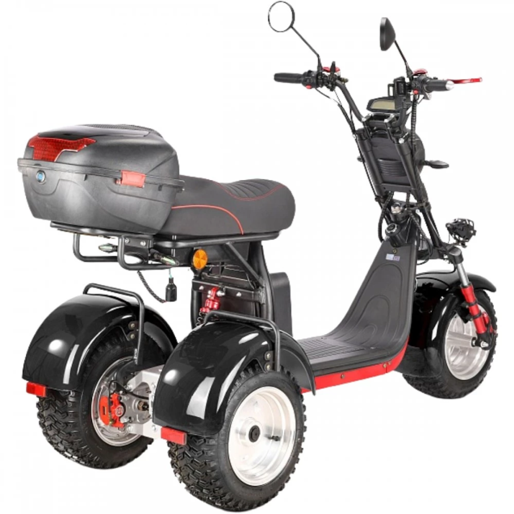 Электроскутер CityCoco White Siberia TRIKE Ikra 5000w черный