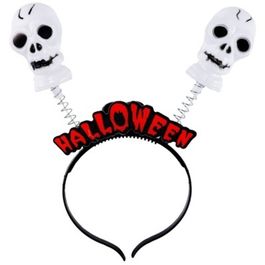 Ободок-антенки светящийся Halloween Чепер (батарейки в комплекте)