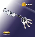 Цилиндровый механизм MSM CW60  ключ/вертушка  Арт.12777