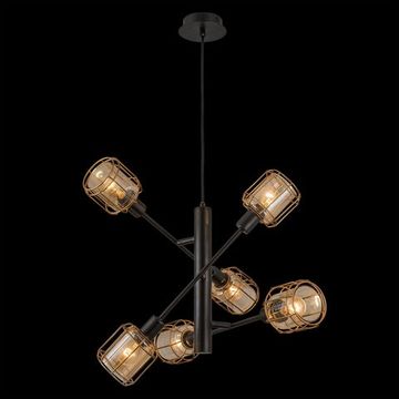 Люстра подвесная CL542162 черный/бронза Таверна Citilux