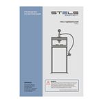 Пресс гидравлический с манометром, 12 т (комплект из 2 частей) Stels