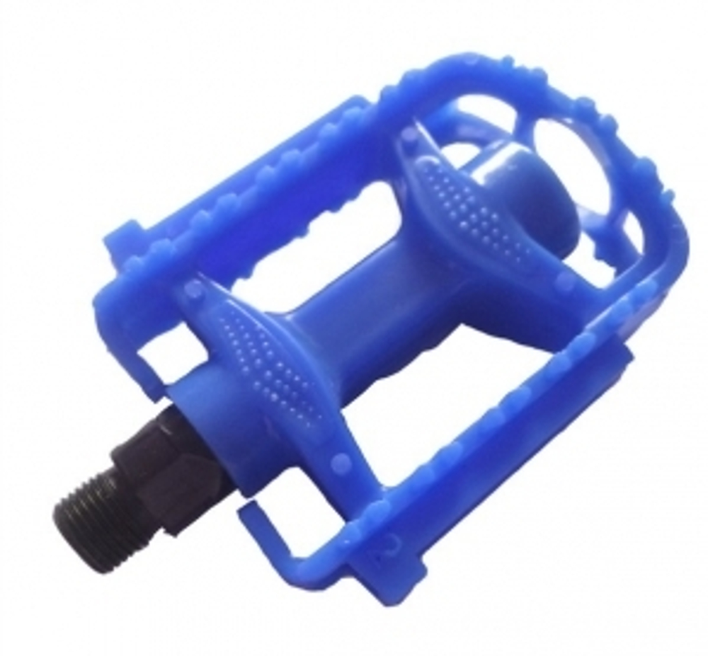 Педали пластиковые детские, 90x77мм, ось 9/16",синий, инд.уп. Vinca Sport VP 831 blue