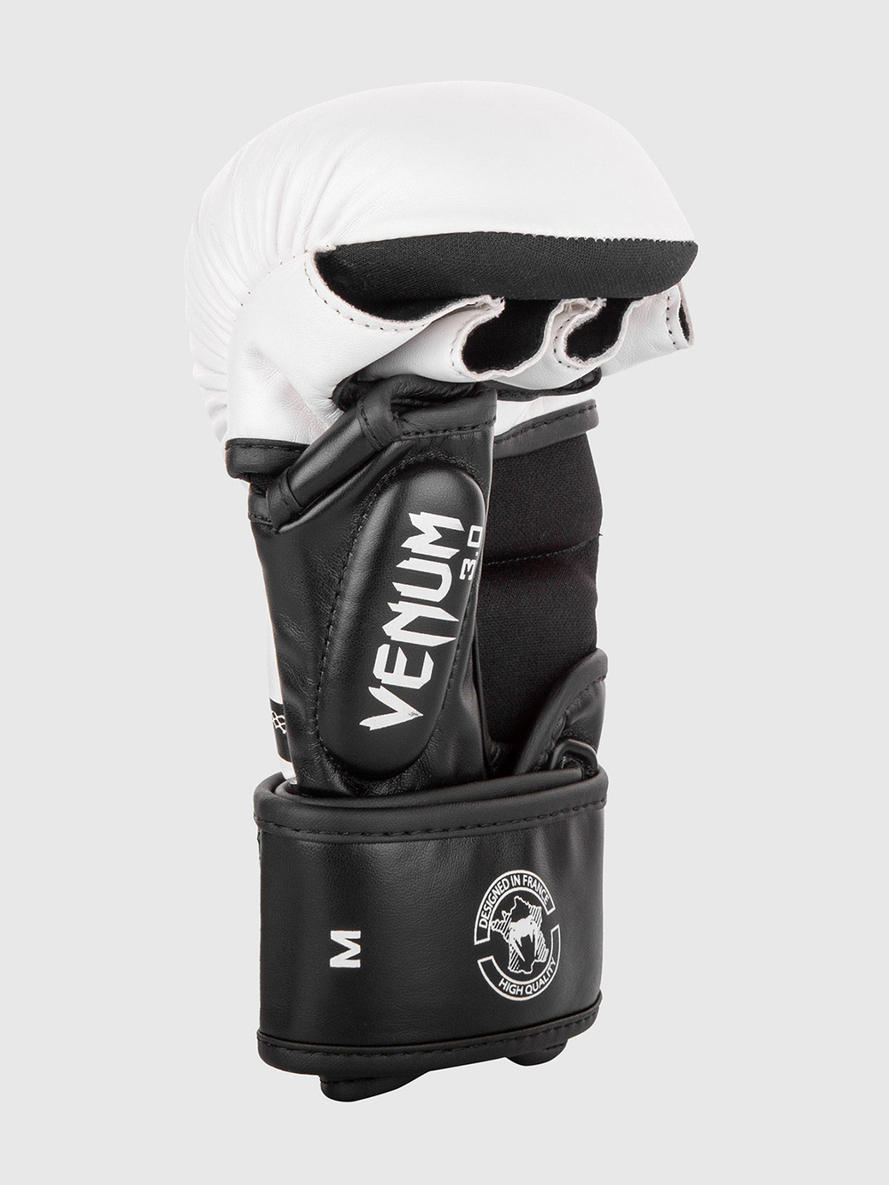 Перчатки ММА Venum Challenger 3.0 White/Black