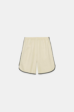 ШОРТЫ С КОНТРАСТНОЙ ОТДЕЛКОЙ — ZW COLLECTION — ZARA