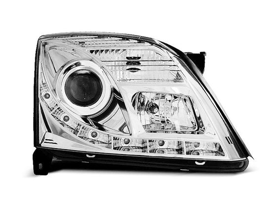 Передние фары Opel Vectra C daylight chrome drl D2S