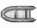 Лодка ПВХ X-River Rocky 415 НДВД + усиленное дно и баллон + фальшборт, красно-черный/фурнитура черна