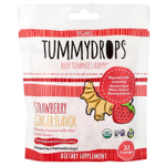 Tummydrops, леденцы с органическим имбирем, клубника, 33 пастилки