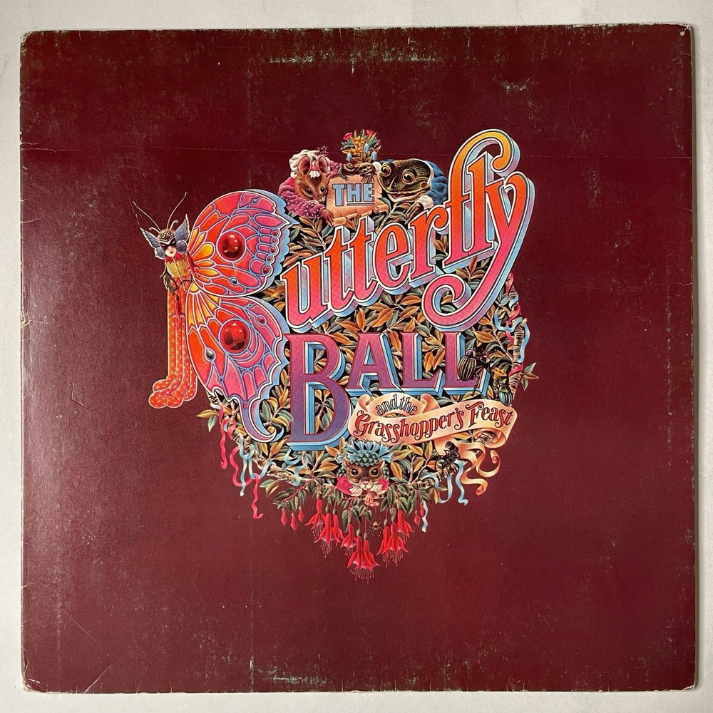 Винтажная виниловая пластинка LP Roger Glover And Guests The Butterfly Ball And The Grasshopper Feast (UK 1974)