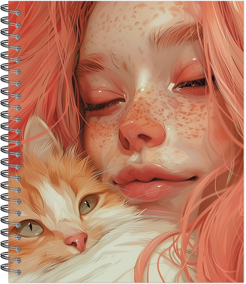 Тетрадь общая "Anime cats", 48 л., гребень