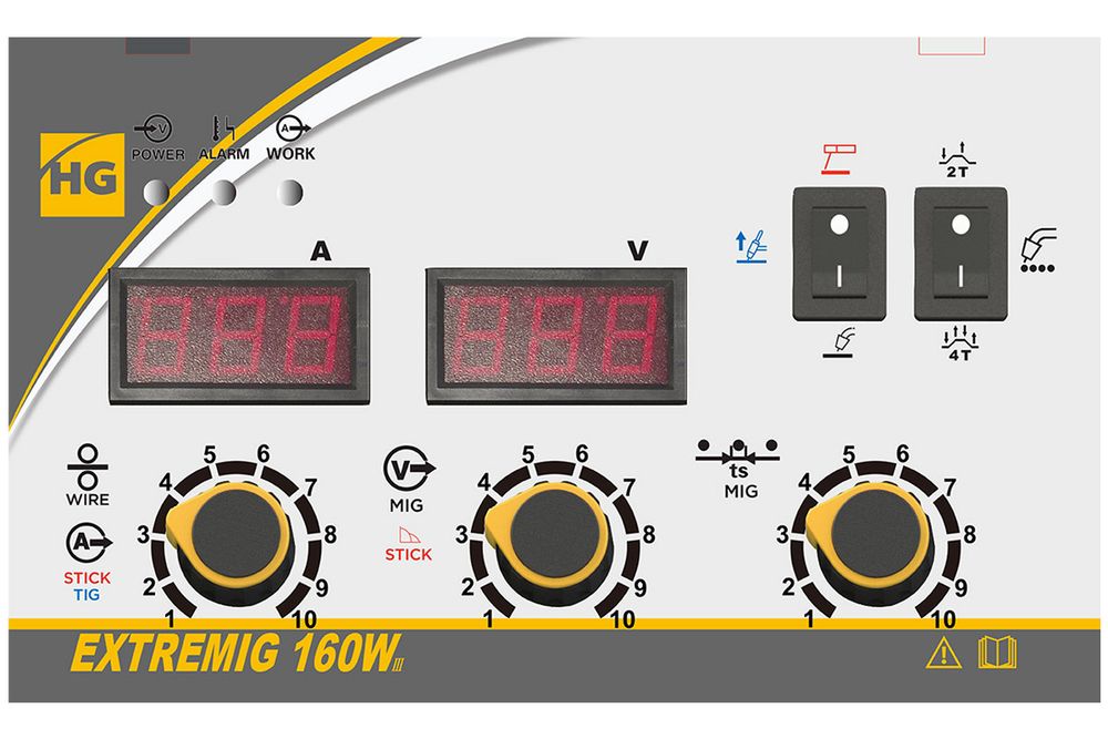 Сварочный полуавтомат HUGONG EXTREMIG 160W III - [220В / 30-160А / MIG/MAG]