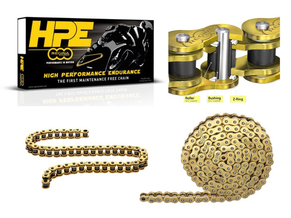Regina Chain Цепь для мотоцикла 525HPE золото (137HPE 128) 405803080