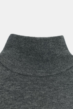 ZARA СВИТЕР ИЗ 100% ШЕРСТИ EXTRASOFT, МЯГКИЙ СЕРЫЙ