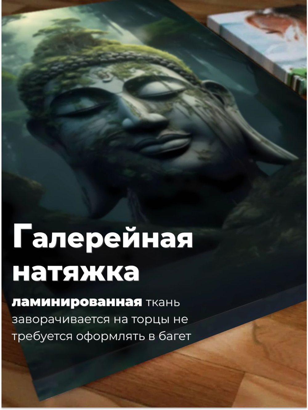 Картина Будда и ветвь мудрости модульная 50x70см 1шт.