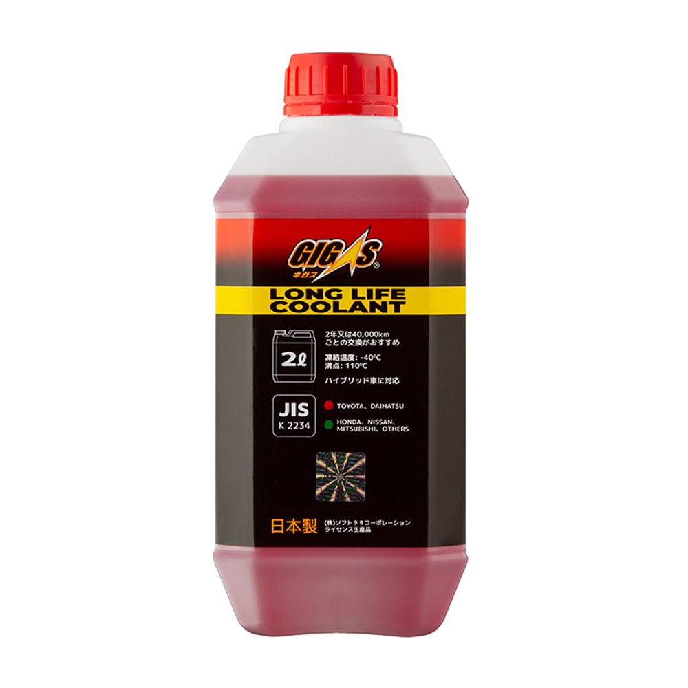 Антифриз GIGAS LONG LIFE COOLANT -40 RED, красный, 2л