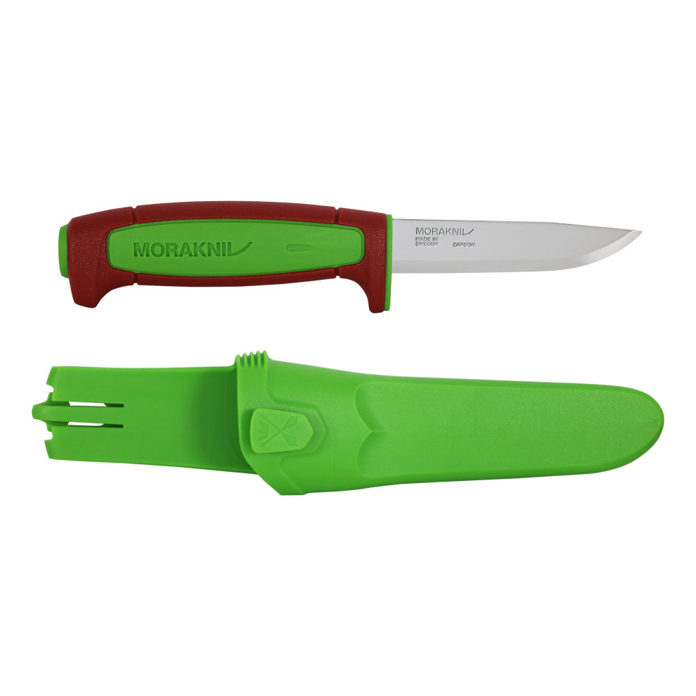 Нож Morakniv Basic 511 2024 Edition углеродистая сталь, зеленый/терракотовый