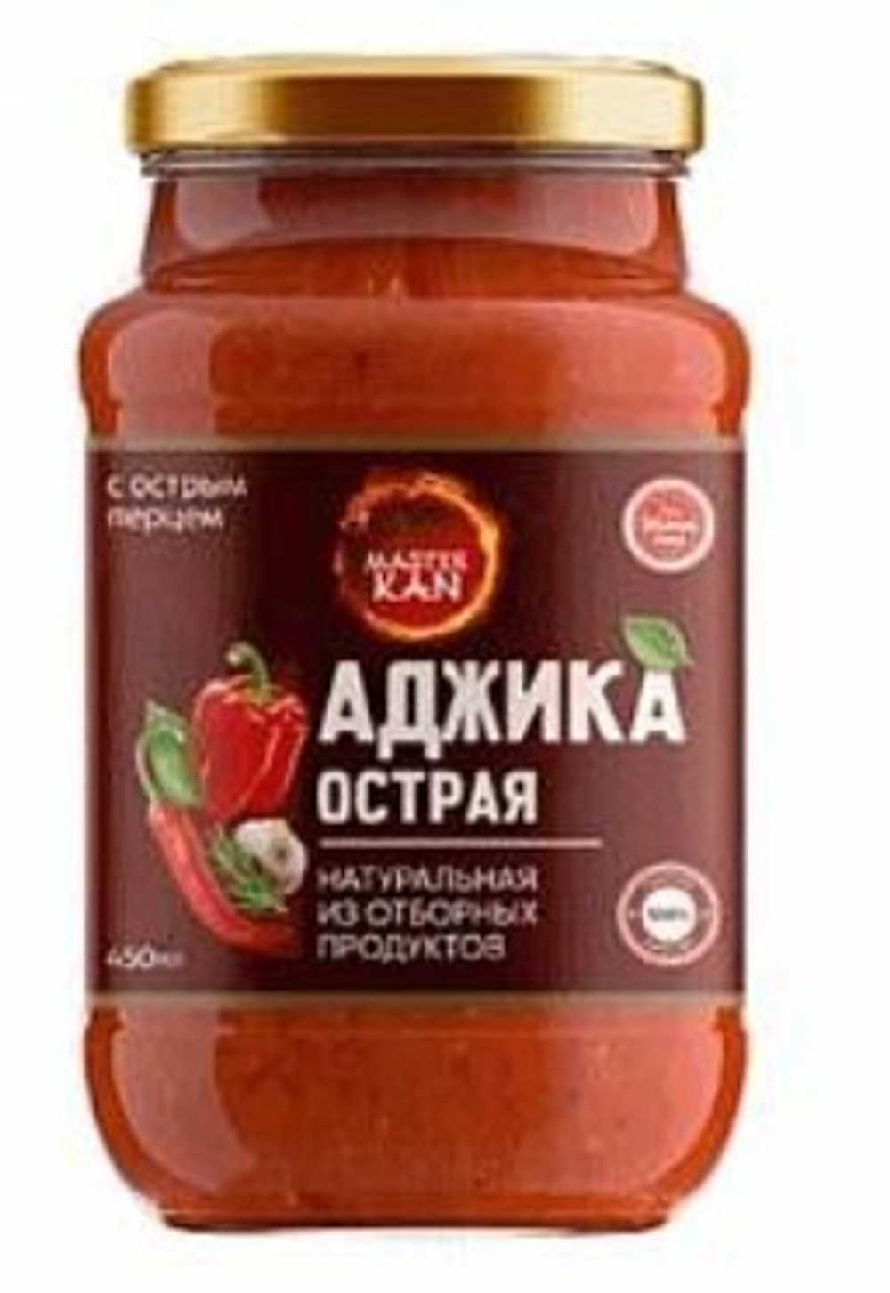 Master Kan Аджика острая, 250гр., блок 12шт., Мастер Кан