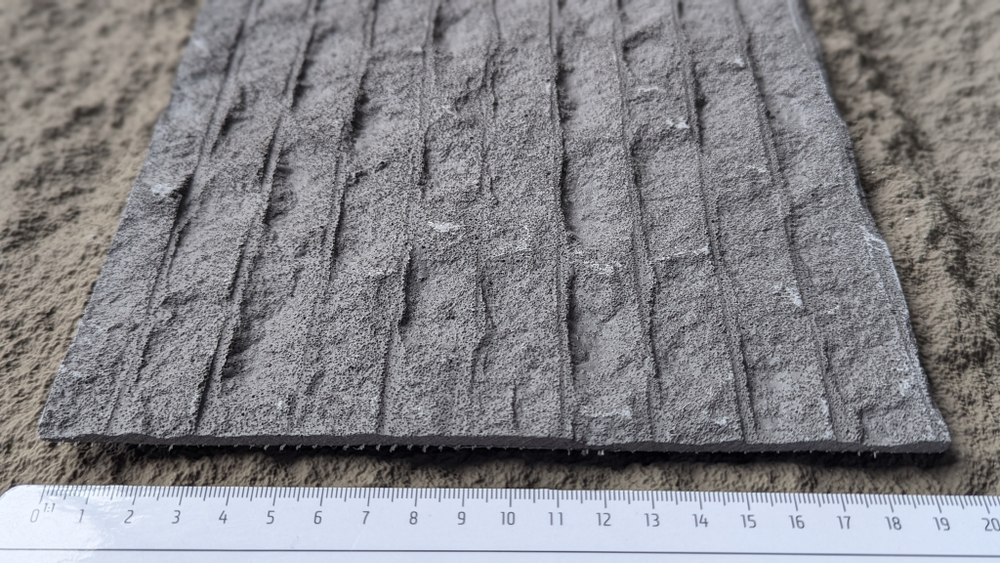 Wide strip stone