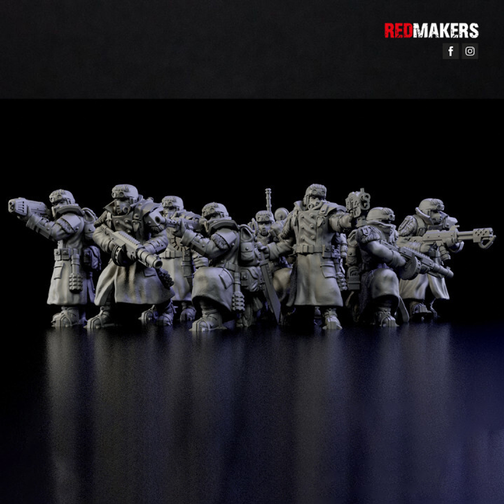 Valhalla Ice Warriors Squad Flamers