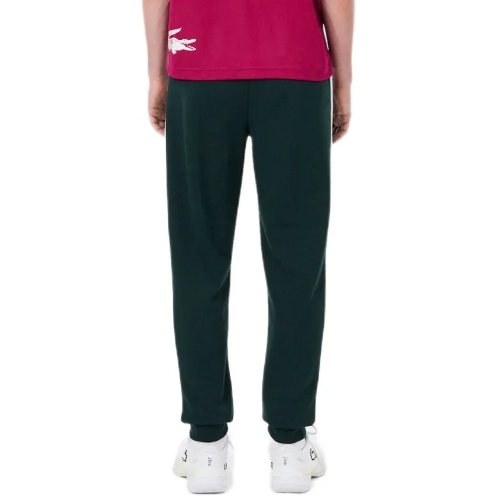 Мужские теннисные штаны Lacoste Sport - green/white