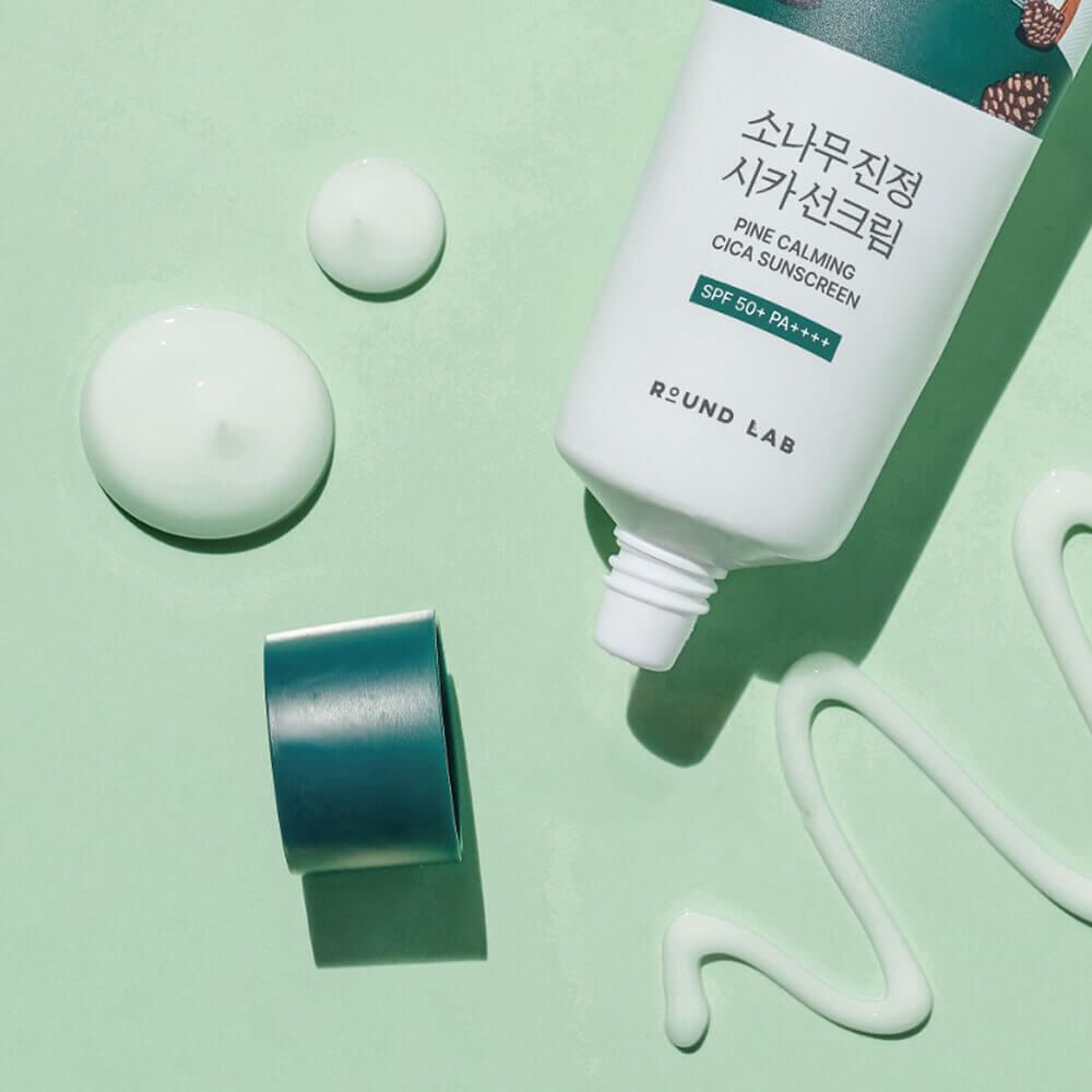 ROUND LAB Солнцезащитный крем Pine Calming Cica Sunscreen SPF50+ PA++++ (40 мл)