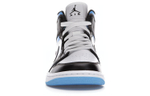 Air Jordan 1 Mid 'University Blue Black White' Women's