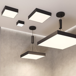 Потолочный светодиодный светильник Maytoni Zon C032CL-12W4K-SQ-B