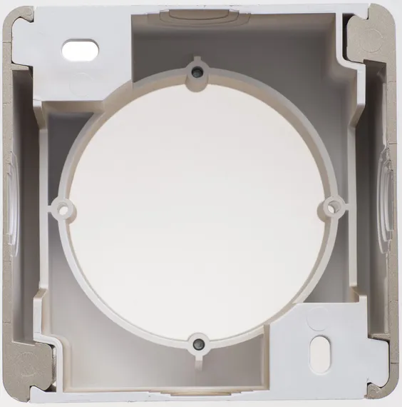 Коробка для накладного монтажа Systeme Electric Glossa Титан GSL000400