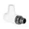 Клапан запорный TEBO сварка НР 20*1/2" прямой белый 35291