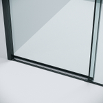 Душевой уголок Grossman Style 100х90 120.K33.05.1090.21.00 профиль Черный матовый стекло прозрачное