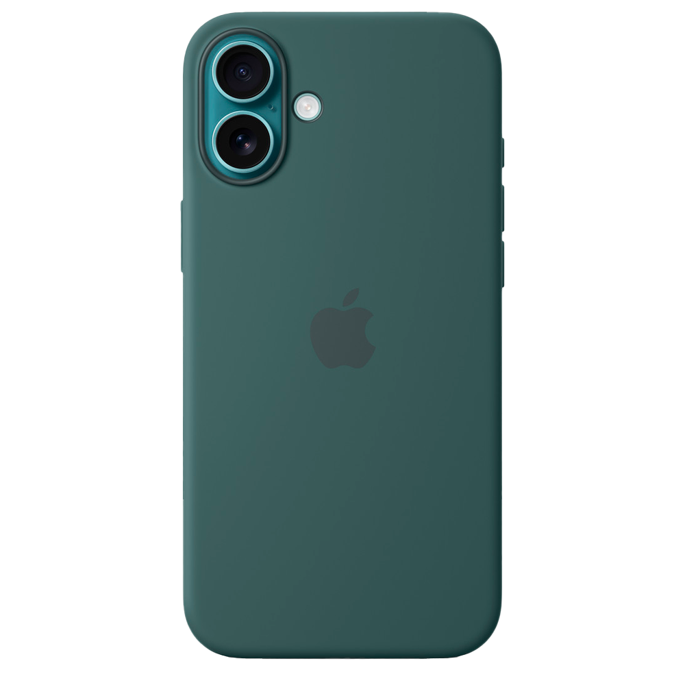 Силиконовый чехол с поддержкой MagSafe Apple Silicone Case для iPhone 16 Plus, Lake Green (Озерно-зеленый)