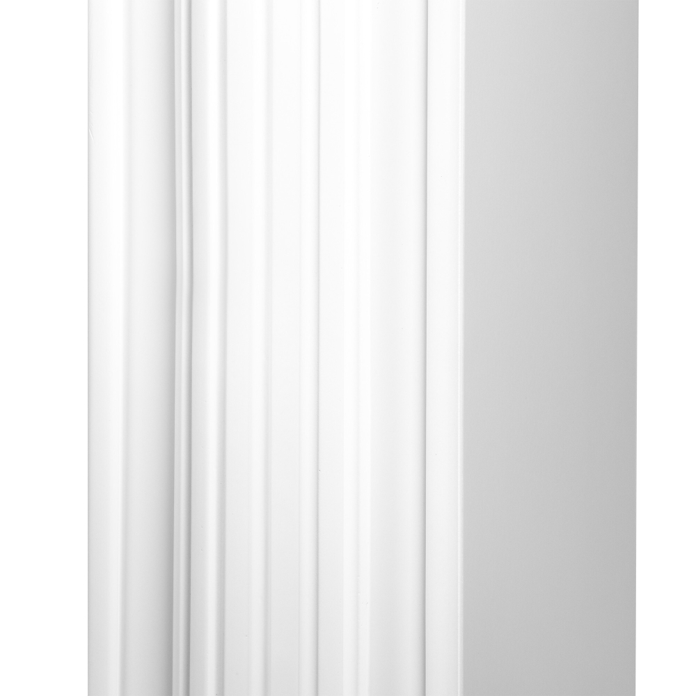Каминокомплект: Очаг Royal Thermo Aurora RTFP/P-AR40LS, портал Olympia 42/40/36, белый