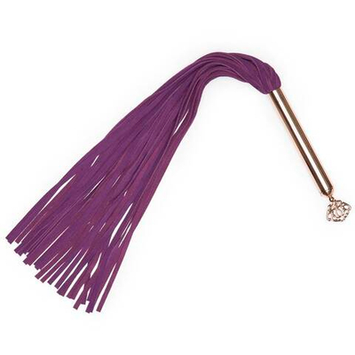 Фиолетовая плеть Cherished Collection Suede Flogger - 63,5 см. (Цвет: фиолетовый)