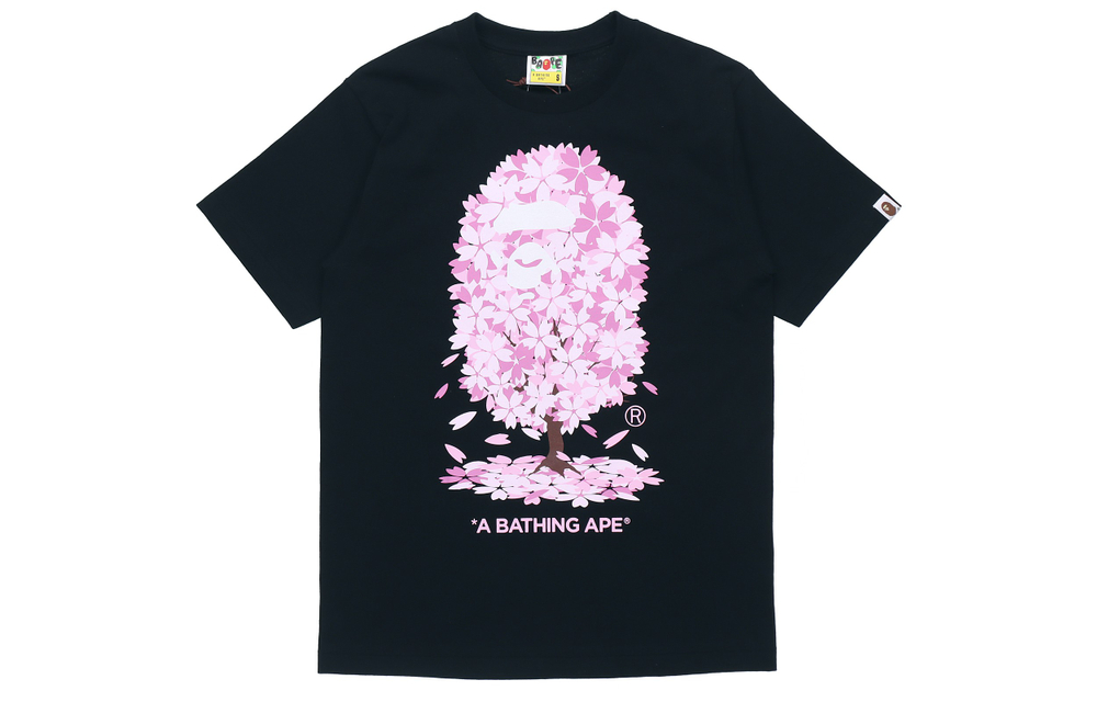 A Bathing Ape Sakura Tee Ss21 черный