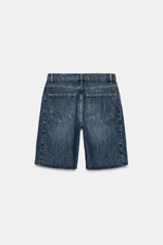 ДЖИНСОВЫЕ ШОРТЫ RELAXED СО СРЕДНЕЙ ПОСАДКОЙ — ZW COLLECTION — ZARA