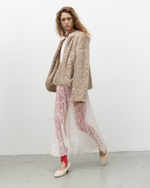 Faux Fur Jacket Beige