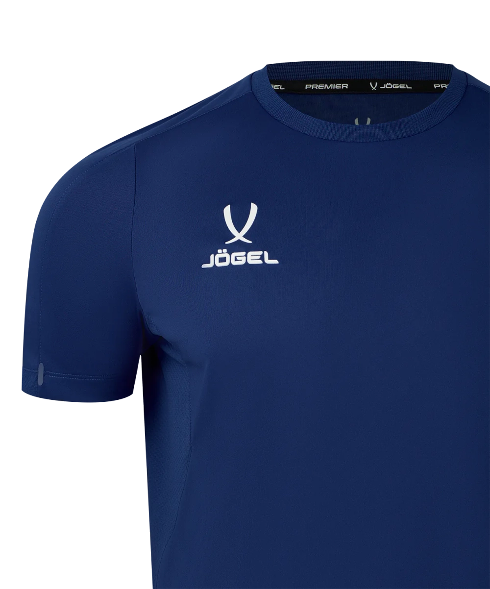 Футболка тренировочная JÖGEL PREMIER PerFormDRY Training Poly Tee, темно-синий