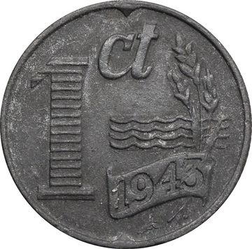 1 цент 1943 Нидерланды