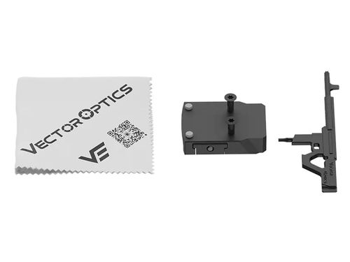 Коллиматорный прицел Vector Optics Frenzy FLEX 1x24x29, пистолетный, открытого типа, MRT, 9+2NV, на Weaver, MOJ (RMR), красная