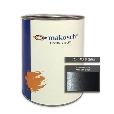 Автоэмаль makosch/HYUNDAI PG9, Базовая эмаль. серый, перламутр, 800мл.
