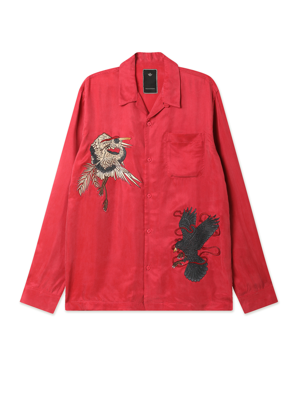 Мужская Рубашка Crow & Heron Camp Collar