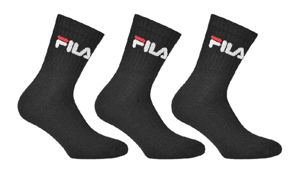 Теннисные носки Fila Calza Tennis Socks 3P - black