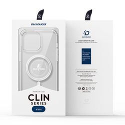 Усиленный прозрачный чехол с поддержкой MagSafe от Dux Ducis для iPhone 15 Pro, серия Clin Mag Series Case