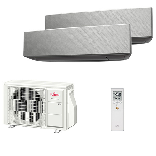 Мультисплит система на 2 комнаты Fujitsu ASYG07KETA-B + ASYG09KETA-B / AOYG14KBTA2